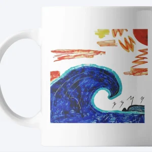 Pavones Wave Mug - White